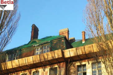  Siatka zabezpieczająca prace na dachu 